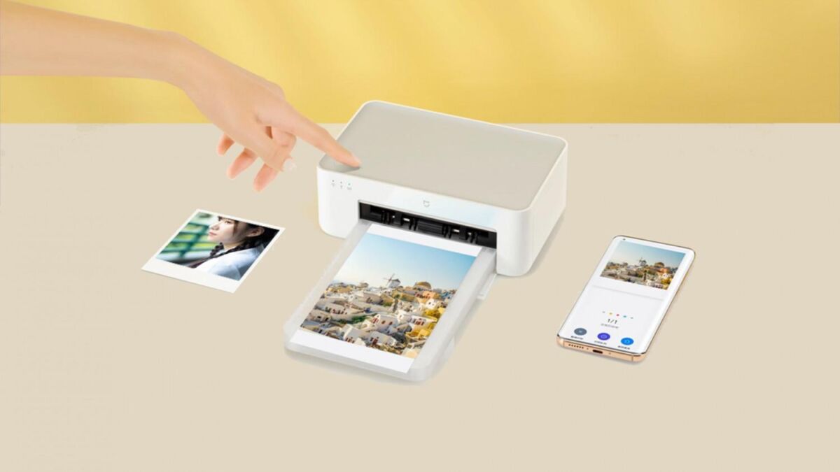 Фотопринтер Xiaomi с управлением со смартфона и снимками