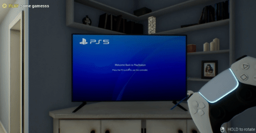 Эмулятор PlayStation 5. Можно бросать джойстик прямо в телевизор и он не сломается (8SBamj)