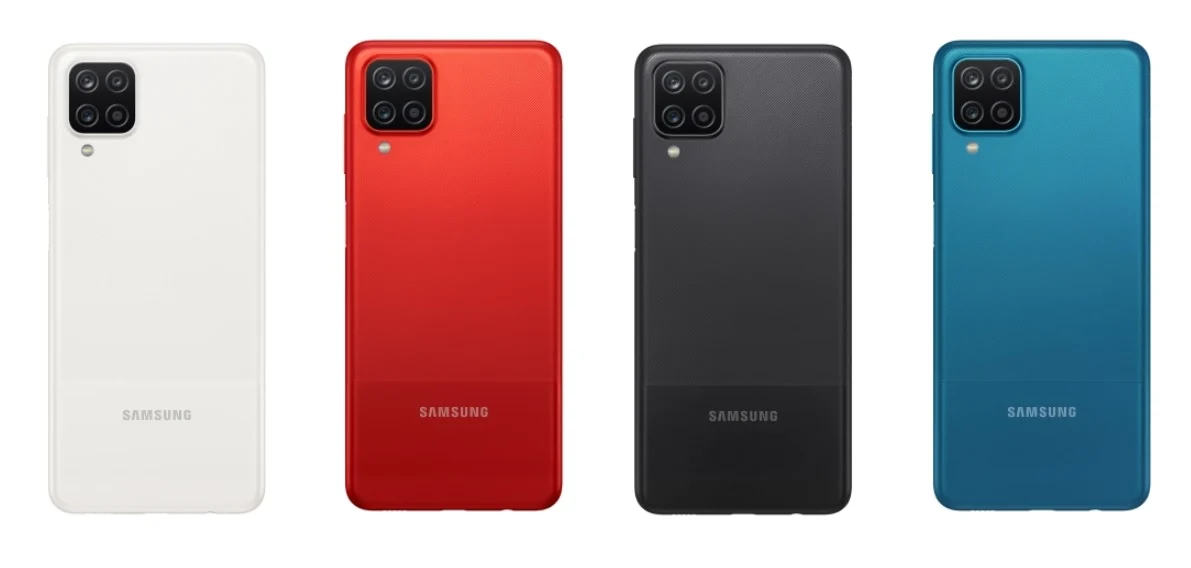 Samsung представила два смартфона с экранами Infinity-V и батареями на 5000 мАч (Galaxy A12 all colors)