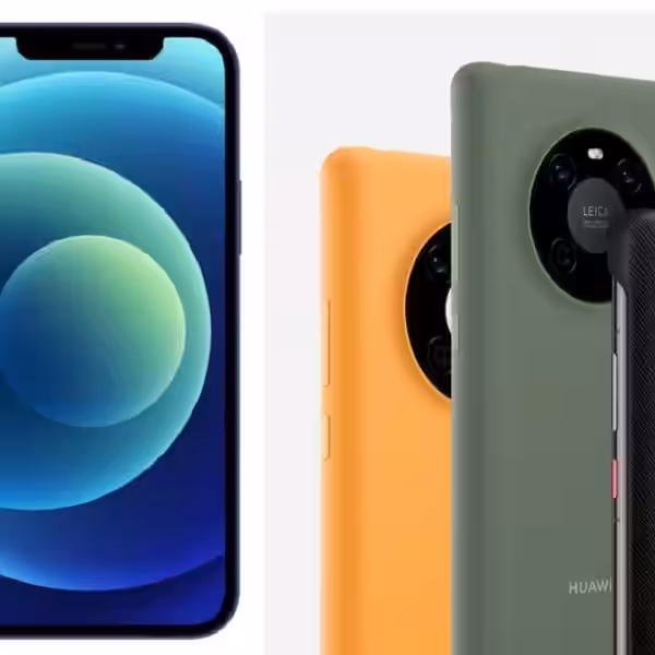 Mate 40 vs iPhone 12