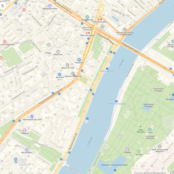 Яндекс.Карты помогут быстро ориентироваться в метро (Skrinshot servisa YAndeks.Karty)
