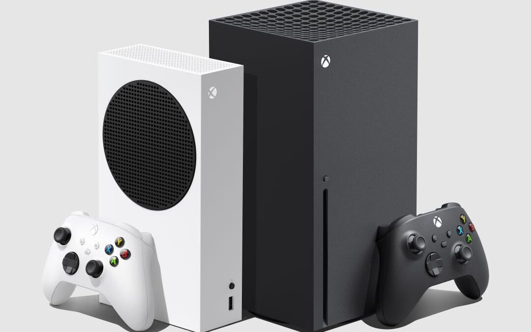 Игровая консоль Xbox Series X и контрольные устройства