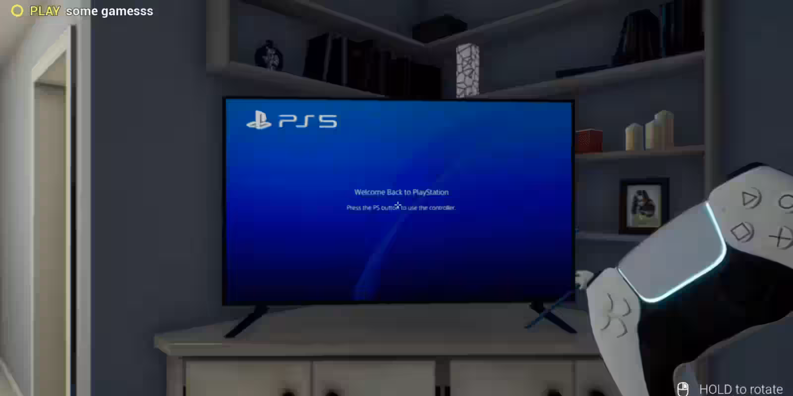 Эмулятор PlayStation 5. Можно бросать джойстик прямо в телевизор и он не сломается 2 VdO4zK