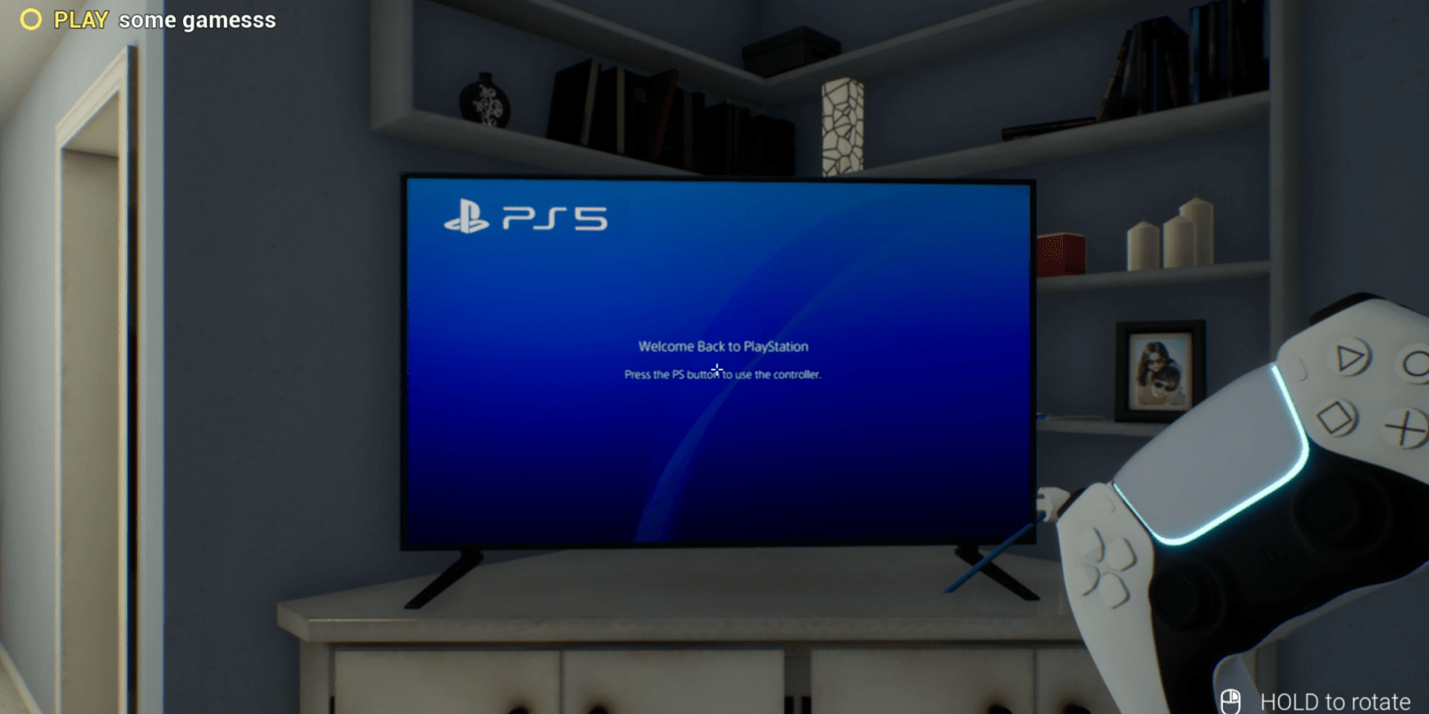 Эмулятор PlayStation 5. Можно бросать джойстик прямо в телевизор и он не сломается 2 VdO4zK