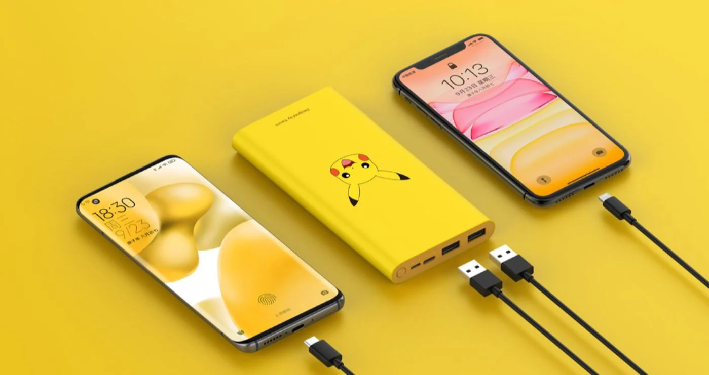 Xiaomi выпустила powerbank в стиле Пикачу (xiaomi mi power bank 3 pokemon pikachu)