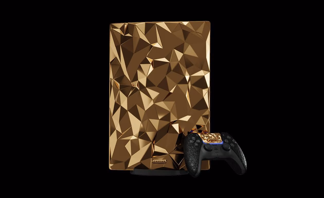 Caviar анонсировала полностью золотую PlayStation 5 3 12