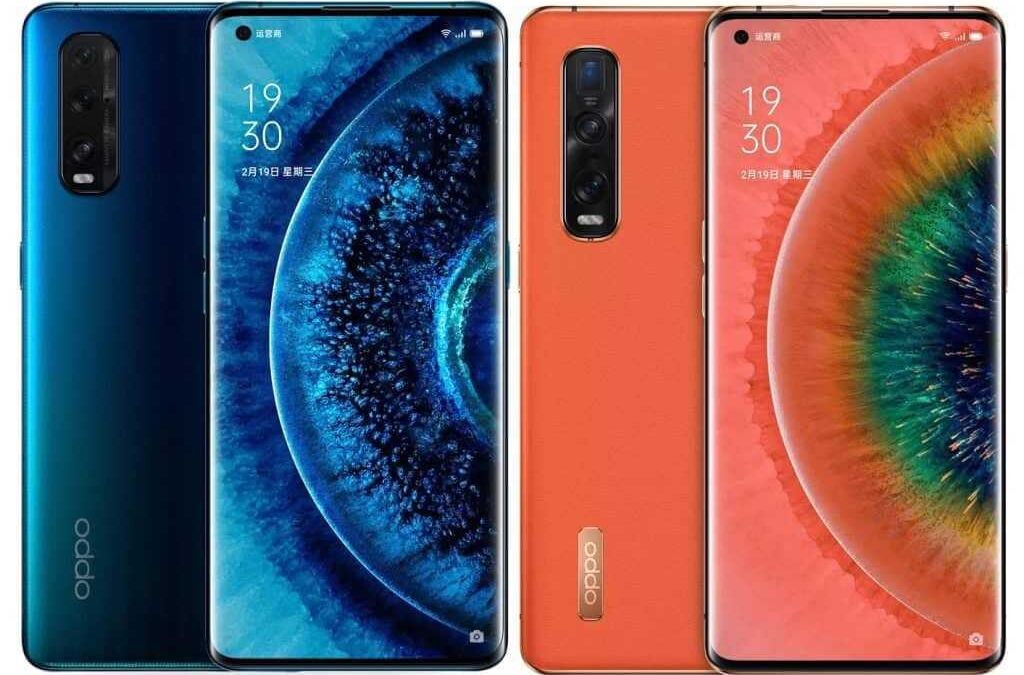 Рендер Oppo Reno 4 Pro с двумя задними камерами и дисплеем без рамок