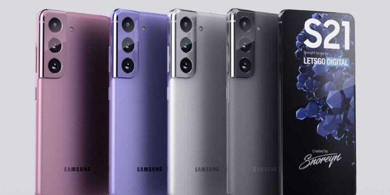 Samsung уберёт из коробки с Galaxy S21 адаптер питания (Samsung Galaxy S21 5G render 1)