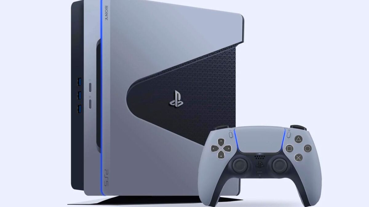 Игровая консоль PlayStation 5 с игровым контроллером