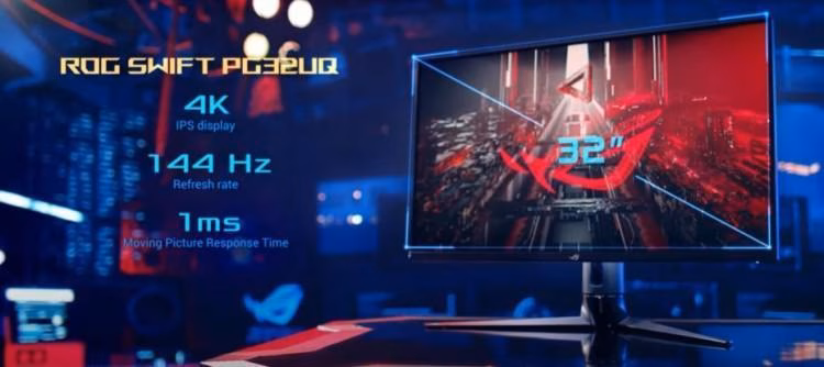 CES 2021: Asus представила первый в мире 32-дюймовый игровой монитор 4K с HDMI 2.1 2 69789789