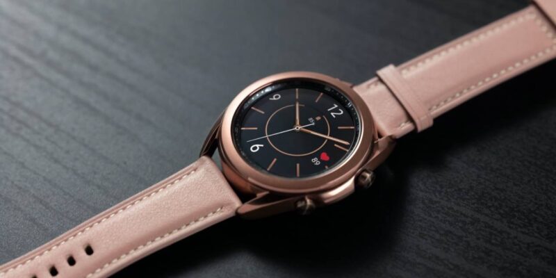 Функции измерения артериального давления и ЭКГ на Galaxy Watch3 и Galaxy Watch Active2 стали доступны в России (galaxy watch3 mystic bronze close up lifestyle 1280x720 1)