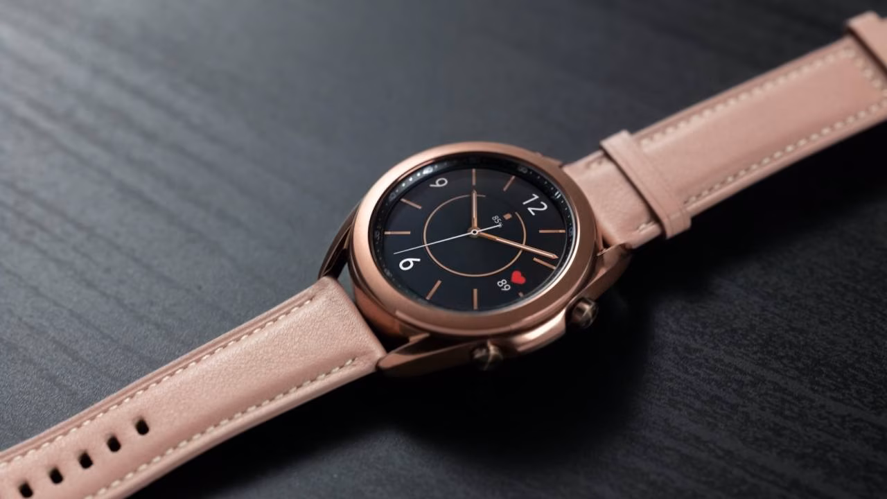 Функции измерения артериального давления и ЭКГ на Galaxy Watch3 и Galaxy Watch Active2 стали доступны в России 3 galaxy watch3 mystic bronze close up lifestyle 1280x720 1