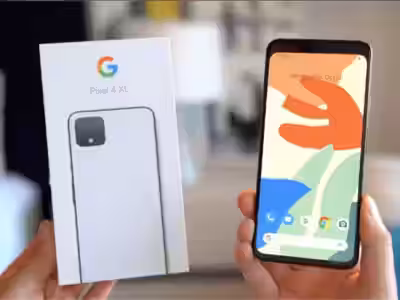 Google Pixel 4 XL: задняя камера и дисплей смартфона в современном дизайне