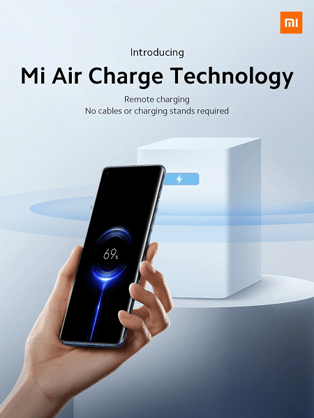 Xiaomi показала инновационную технологию беспроводной зарядки по воздуху (mi air charge technology large)