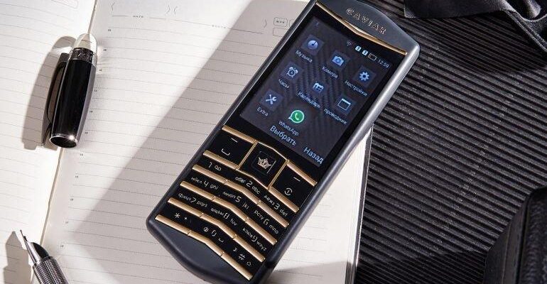 Caviar представила новый телефон премиум-класса. Он довольно необычный (caviar origin android push button phone 770x508 1)