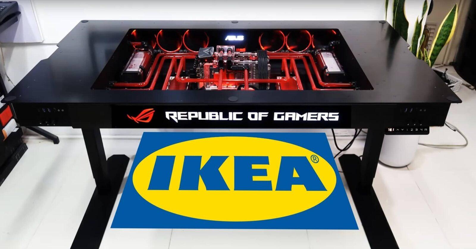 Asus и IKEA совместно создают мебель и аксессуары для геймеров