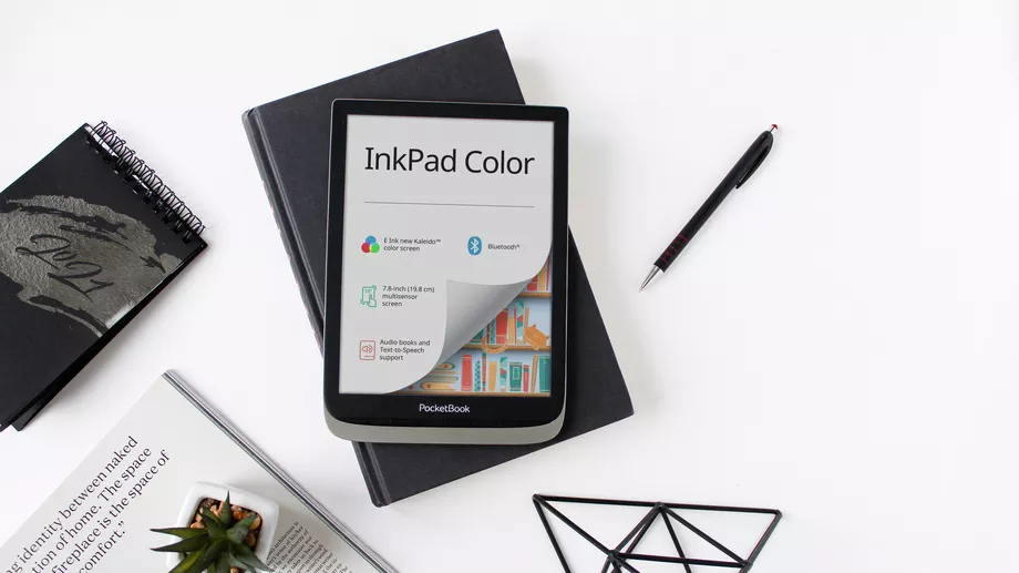 Выпущена новая 7,8-дюймовая электронная книга PocketBook за 329 долларов (pocketbook inkpad color)