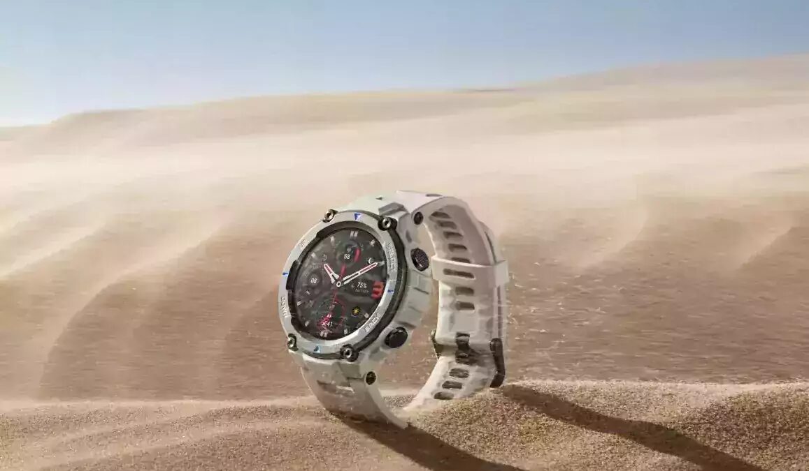 amazfit t rex pro desert grey featured