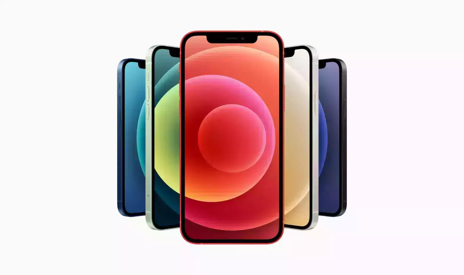 iPhone 13 Pro получит дисплей LTPO с частотой 120 Гц и маленькую чёлку (apple iphone 12 all colors featured)