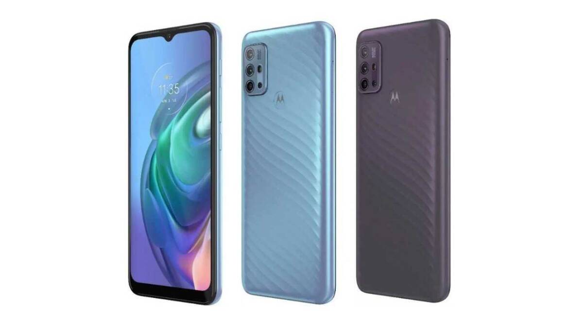 Смартфон Motorola Moto G10 Power с тремя камерами и задней панелью