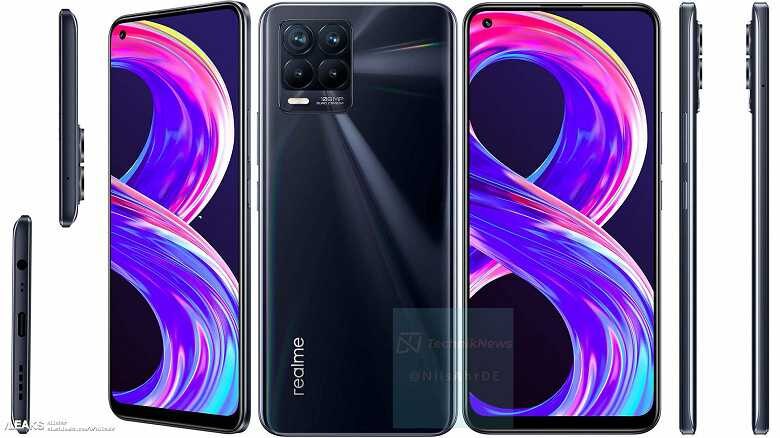Качественные рендеры Realme 8 Pro 5 Realme 8 Pro