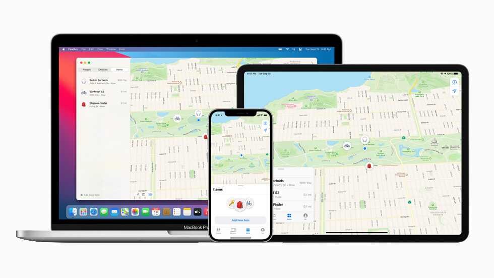 Локатор Apple теперь позволяет искать сторонние устройства 6 apple find my network now offers new third party finding experiences macbookpro ipadpro iphone12pro 040721 big.jpg.large