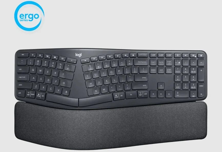 Клавиатура Logitech ERGO K860 с подставкой для запястий