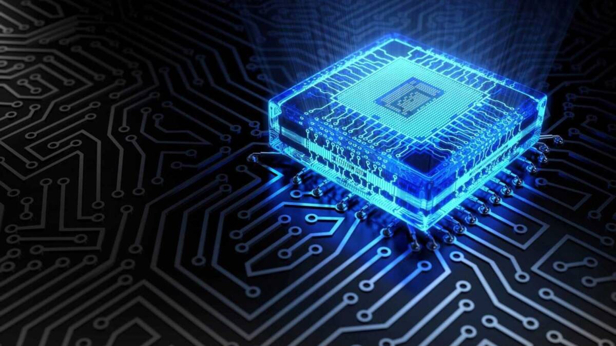 В сети появилась первая информация о Whitechapel, новом чипе от Google для Pixel 6 1 Графическое изображение чипа Whitechapel для Pixel 6 с голубым подсвечиванием на чёрном фоне