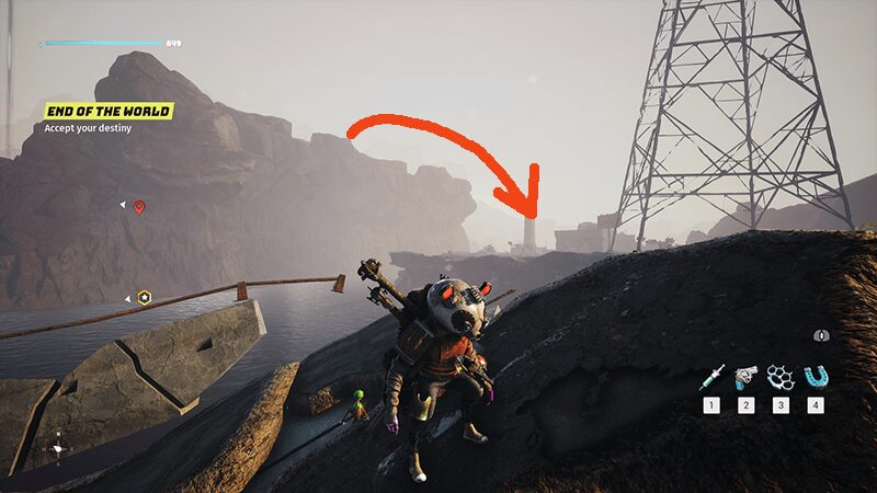 Краткий обзор интерфейса Biomutant с указанием цели