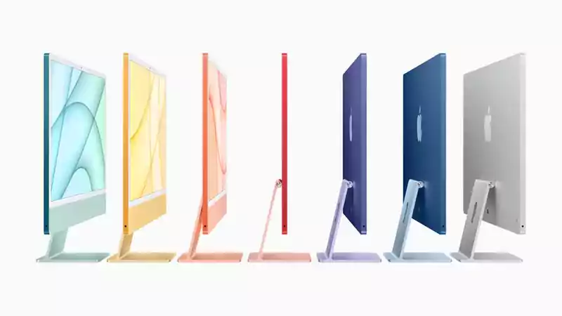 У нового MacBook Air будет очень красочный дизайн (m1 imac colors)
