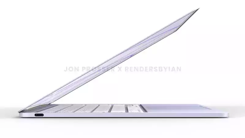 У нового MacBook Air будет очень красочный дизайн (prosser macbook air purple 1)