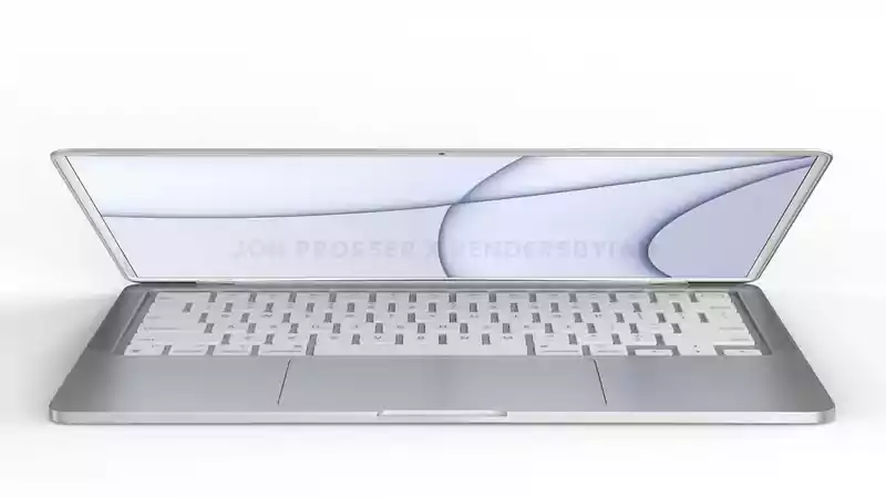 У нового MacBook Air будет очень красочный дизайн (prosser macbook air silver open)
