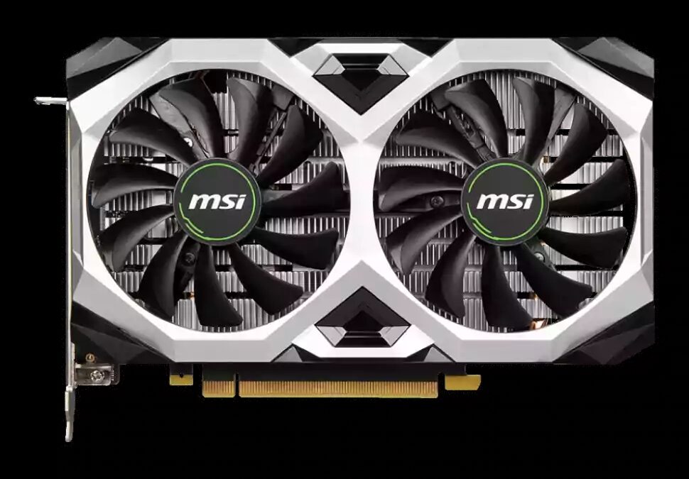 Видеокарта MSI для майнинга с двумя вентиляторами