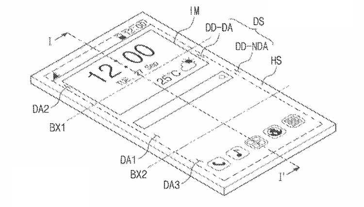 Samsung зарегистрировала патент на складывающийся в разные стороны смартфон (sm1)