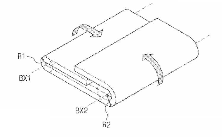 Samsung зарегистрировала патент на складывающийся в разные стороны смартфон (sm5)