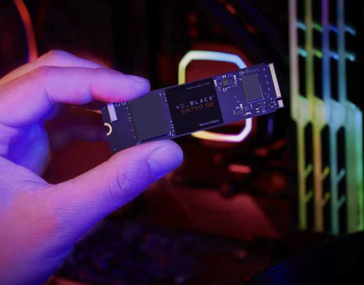 Western Digital представила бюджетне NVMe-накопители с поддержкой PCIe 4.0 (wdblacksn750se2)
