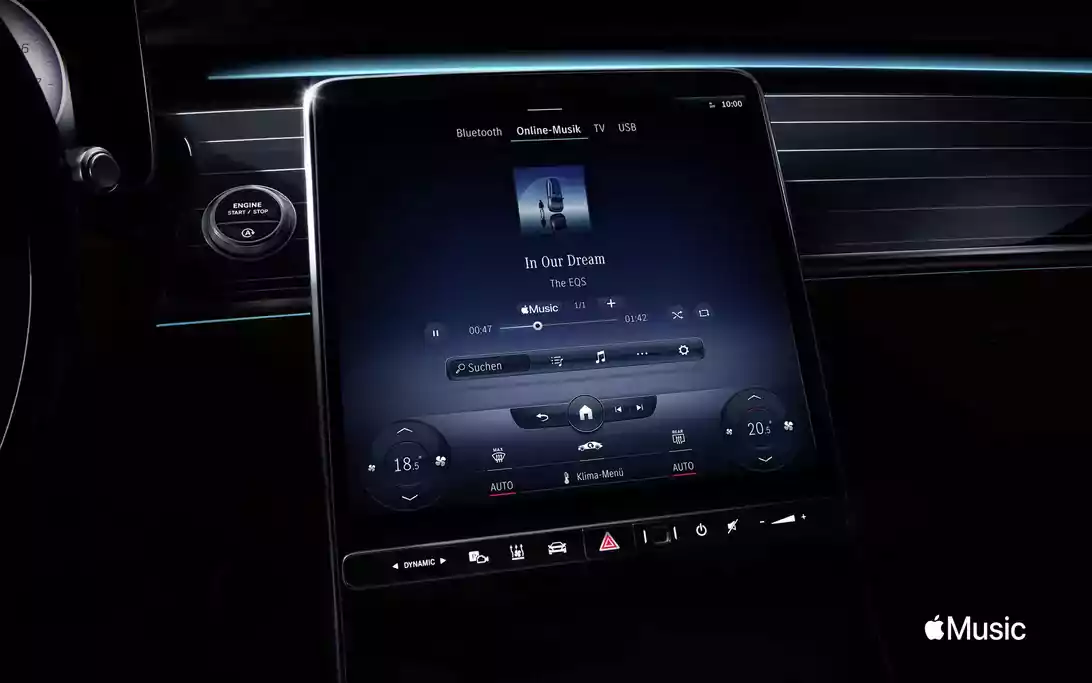 Mercedes-Benz интегрирует Apple Music с MBUX (21c0347 003)