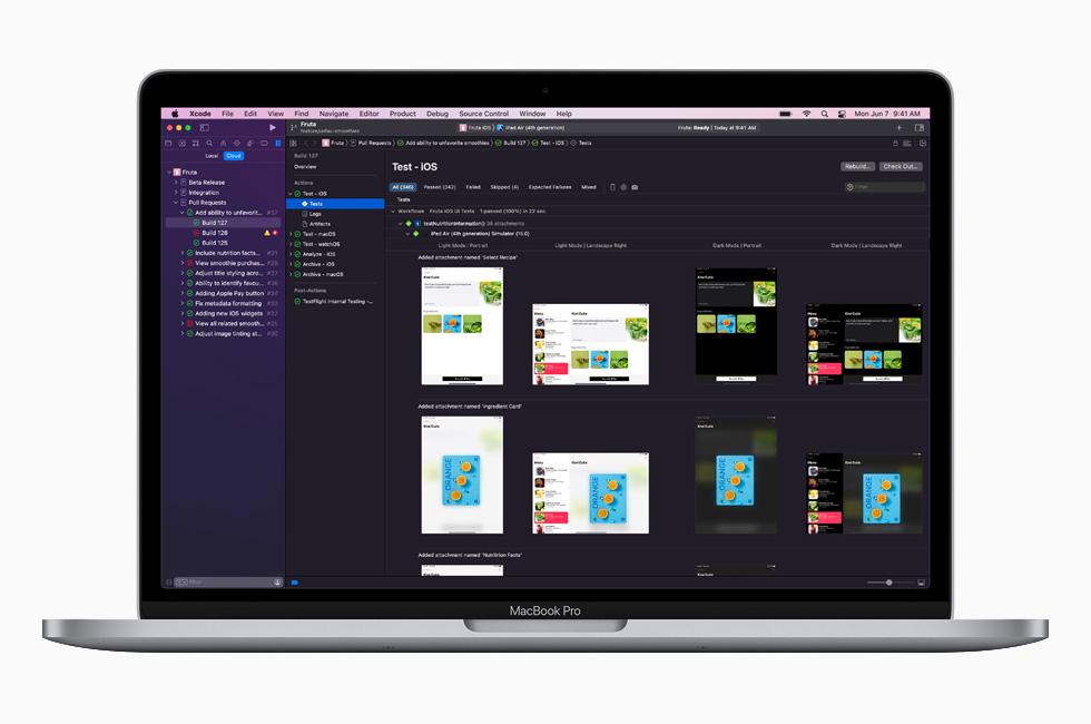 Apple представила новые технологии и инструменты для разработчиков приложений (apple macbookpro xcode darkmode 060721 big.jpg.large)