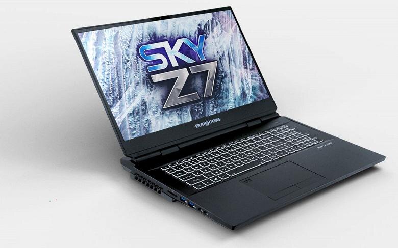 Игровой ноутбук Eurocom Sky Z7 с большим экраном