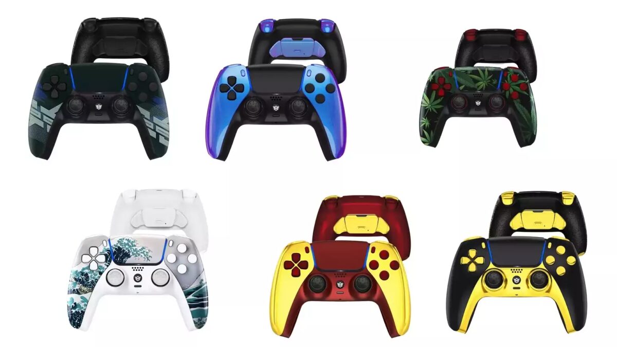 Коллекция контроллеров для PS5 с разными дизайнами
