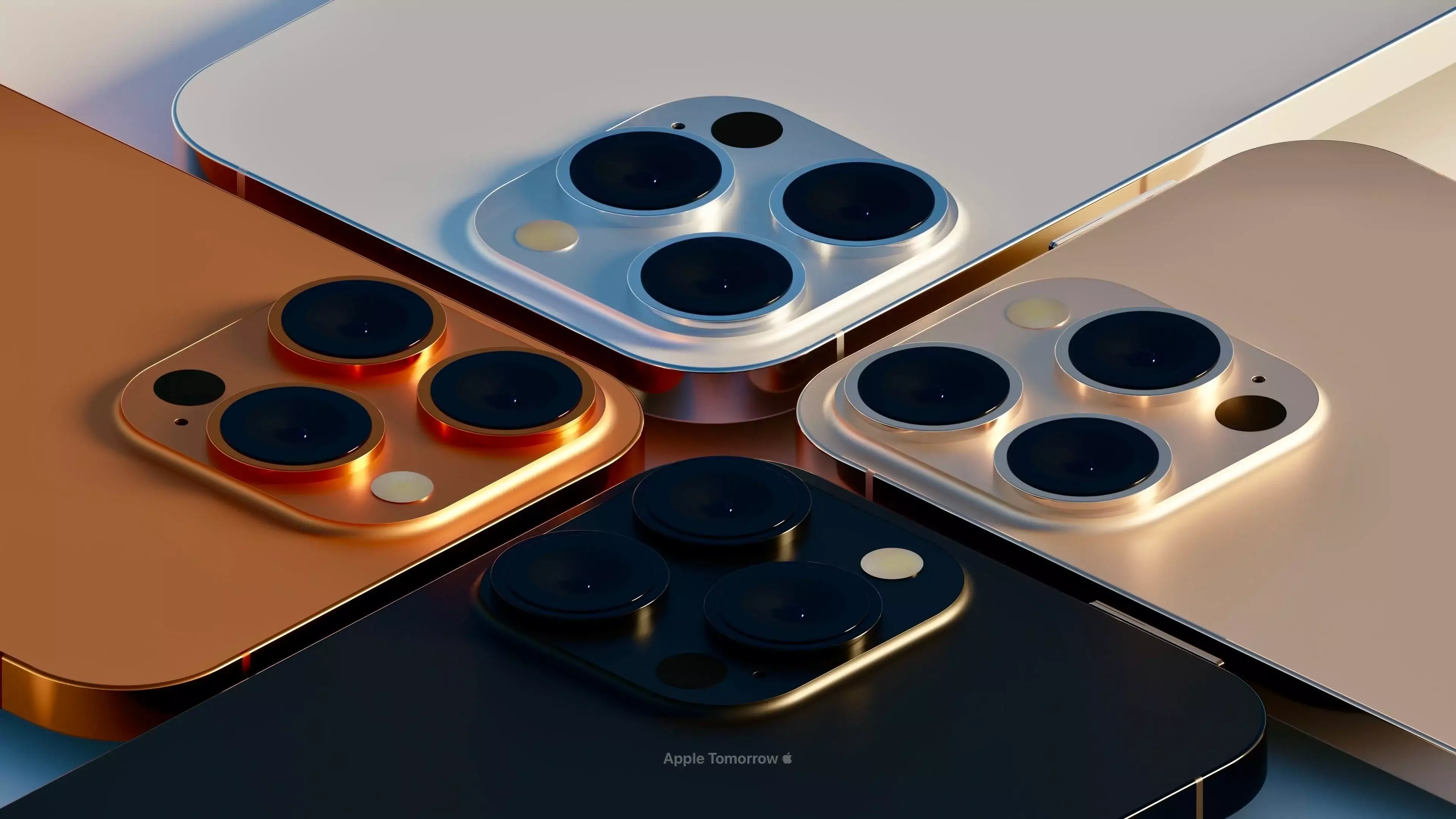 iPhone 13 получит две новых расцветки (apple iphone 13 pro render colors 1)