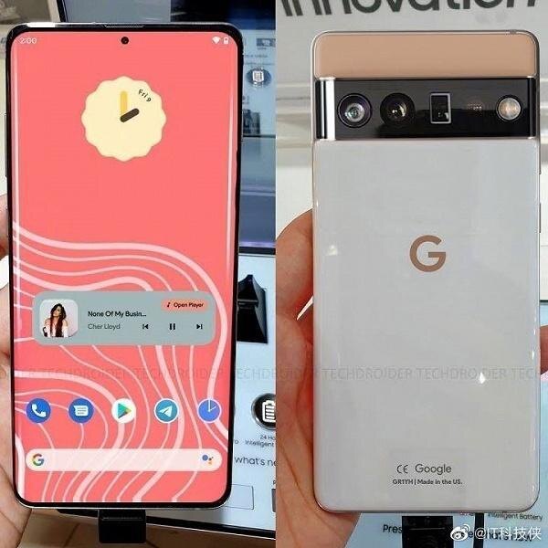 Google Pixel 6 впервые показали вживую 3 Google Pixel 6