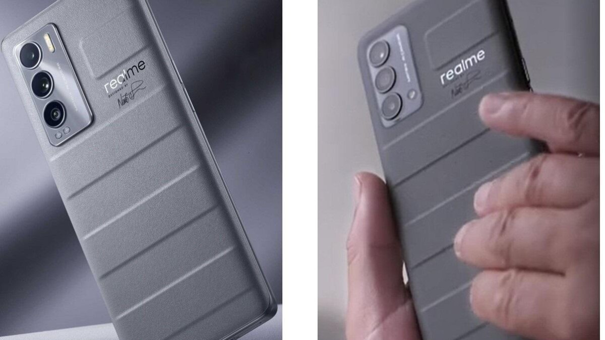 Задняя панель Realme GT Explorer Master Edition с тройной камерой и текстурой