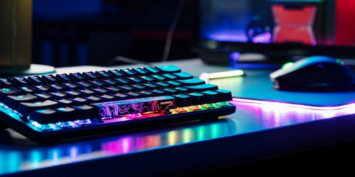 Механическая клавиатура HyperX Alloy Origins 60 с RGB подсветкой сбоку