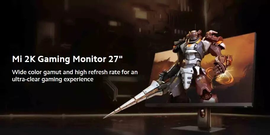 Xiaomi выпустила несколько новых продуктов на мировой рынок 7 mi 2k gaming monitor 27