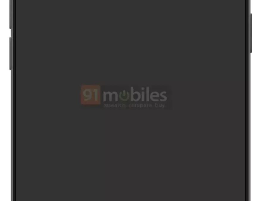 Смартфон Oppo с темным экраном и минимальными рамками