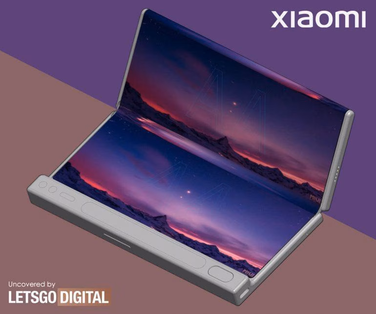 Xiaomi запатентовала смартфон Mi Fold со складным экраном внутрь 2 xiaomi mi fold foldable smartphone concepts appear to reveal the inwardly folding design 2