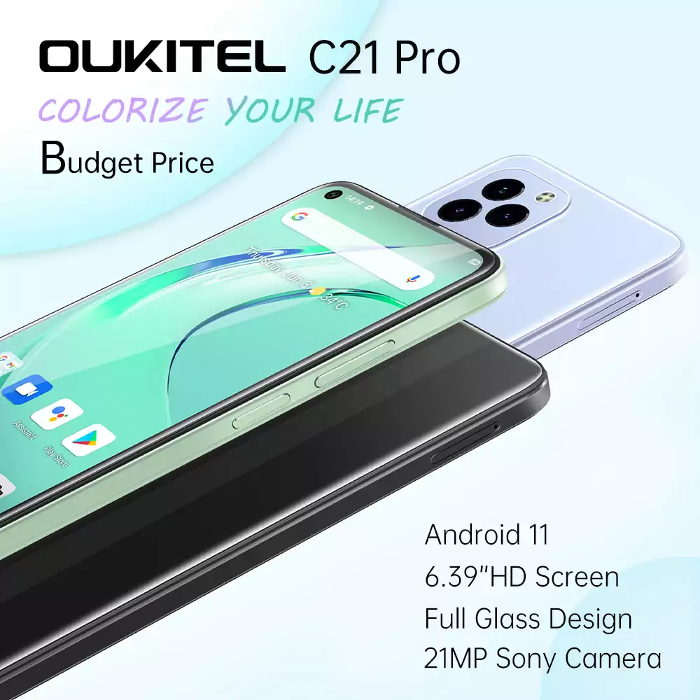 Смартфон Oukitel C21 Pro поступил в продажу за 95 долларов (广告图1000px 6)