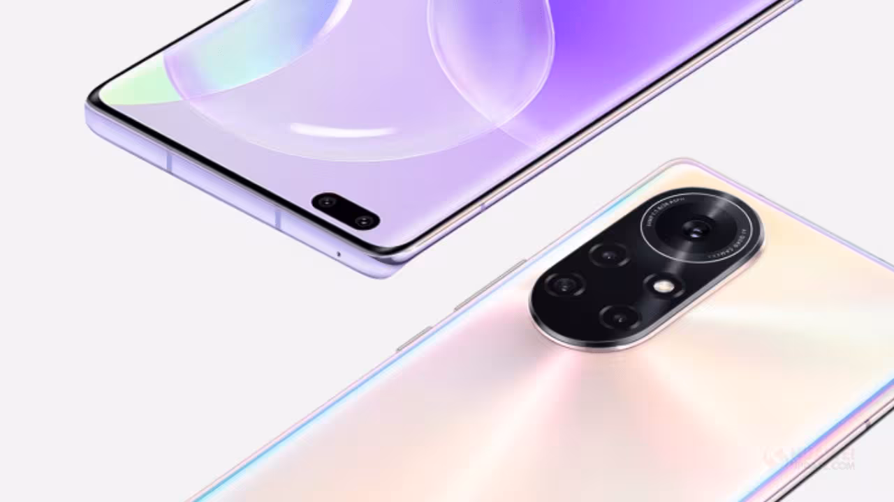 Задняя панель смартфона Huawei Nova 9 с камерным блоком и вспышкой