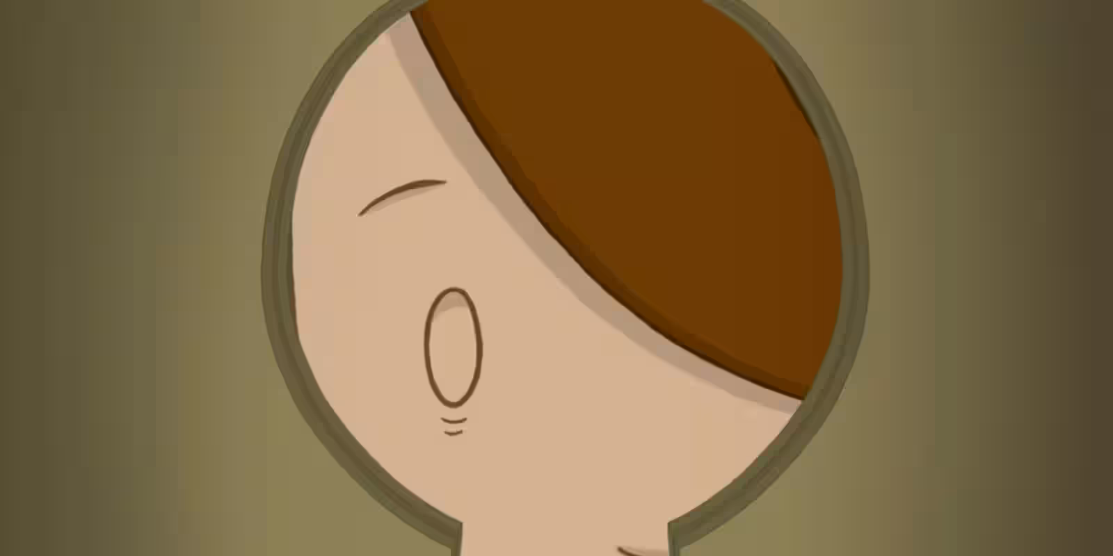 Вид через отверстие на персонажа из Anna's Quest